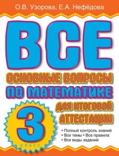 Все основные вопросы по математике для итоговой аттестации. 3 класс