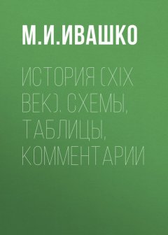 История (XIX век). Схемы, таблицы, комментарии