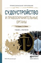 Судоустройство и правоохранительные органы. Учебник и практикум для СПО