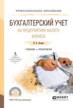 Бухгалтерский учет на предприятиях малого бизнеса. Учебник и практикум для СПО