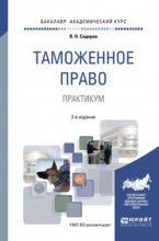 Таможенное право. Практикум 2-е изд., пер. и доп. Учебное пособие для академического бакалавриата